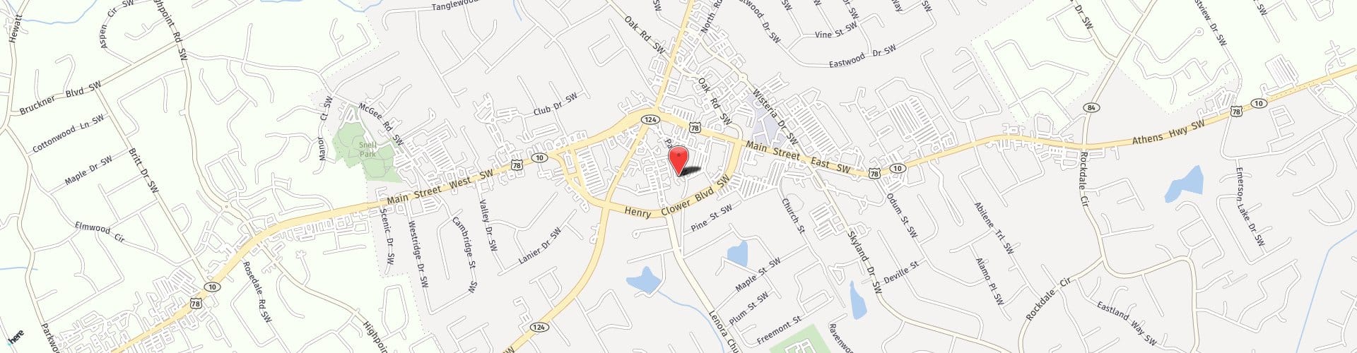 Location Map: 2383 Pate St Snellville, GA 30078