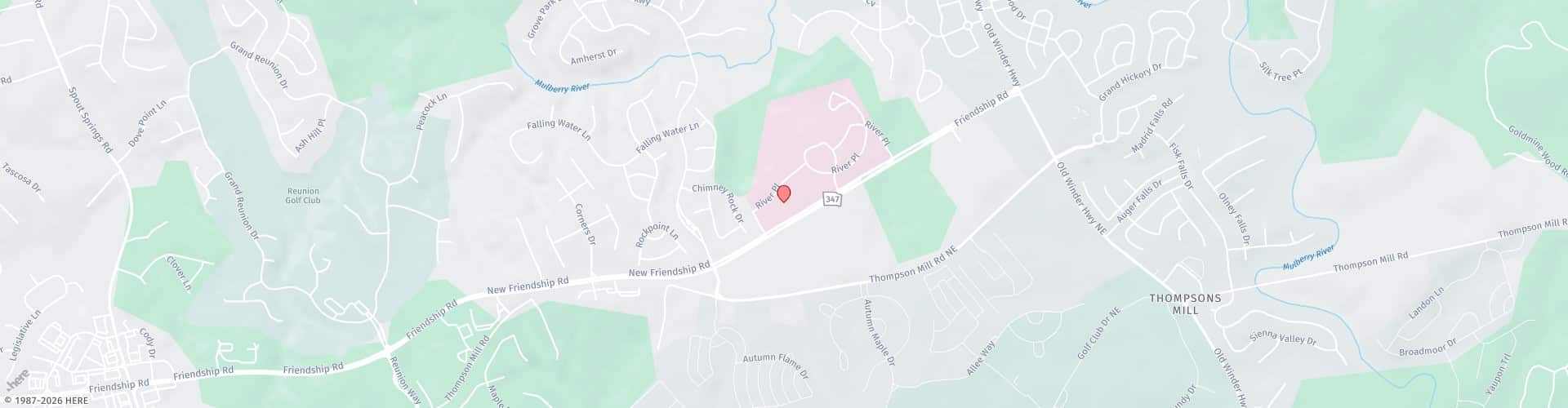 Location Map: 1515 River Pl Braselton, GA 30517